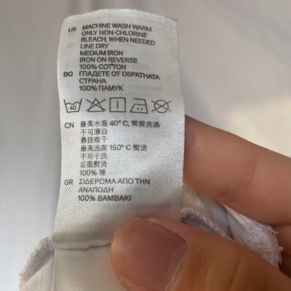 XL American flag white T-shirt from H&M - Picture 8 of 10